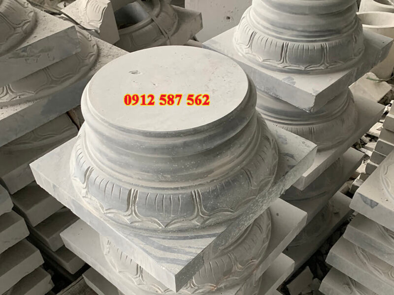 Chân tảng đá kê cột nhà đẹp, bền vững với thời gian – Đá Mỹ Nghệ Thăng Long – Mẫu 12
