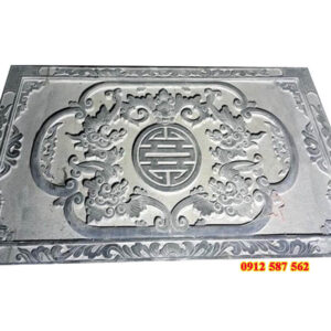 Chiếu đá nhà thờ đẹp - Mẫu chiếu rồng đá nguyên khối - Đá Thăng Long 003
