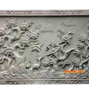 Chiếu đá nhà thờ đẹp - Mẫu chiếu rồng đá nguyên khối - Đá Thăng Long 031