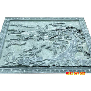 Chiếu đá nhà thờ đẹp - Mẫu chiếu rồng đá nguyên khối - Đá Thăng Long 005