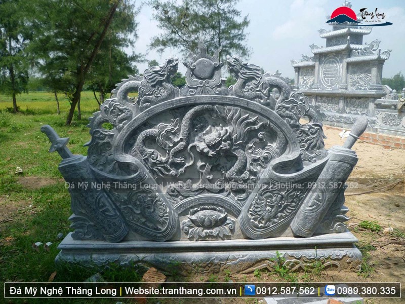Cuốn thư bằng đá  mẫu cuốn thư bằng đá đẹp nhất Việt Nam