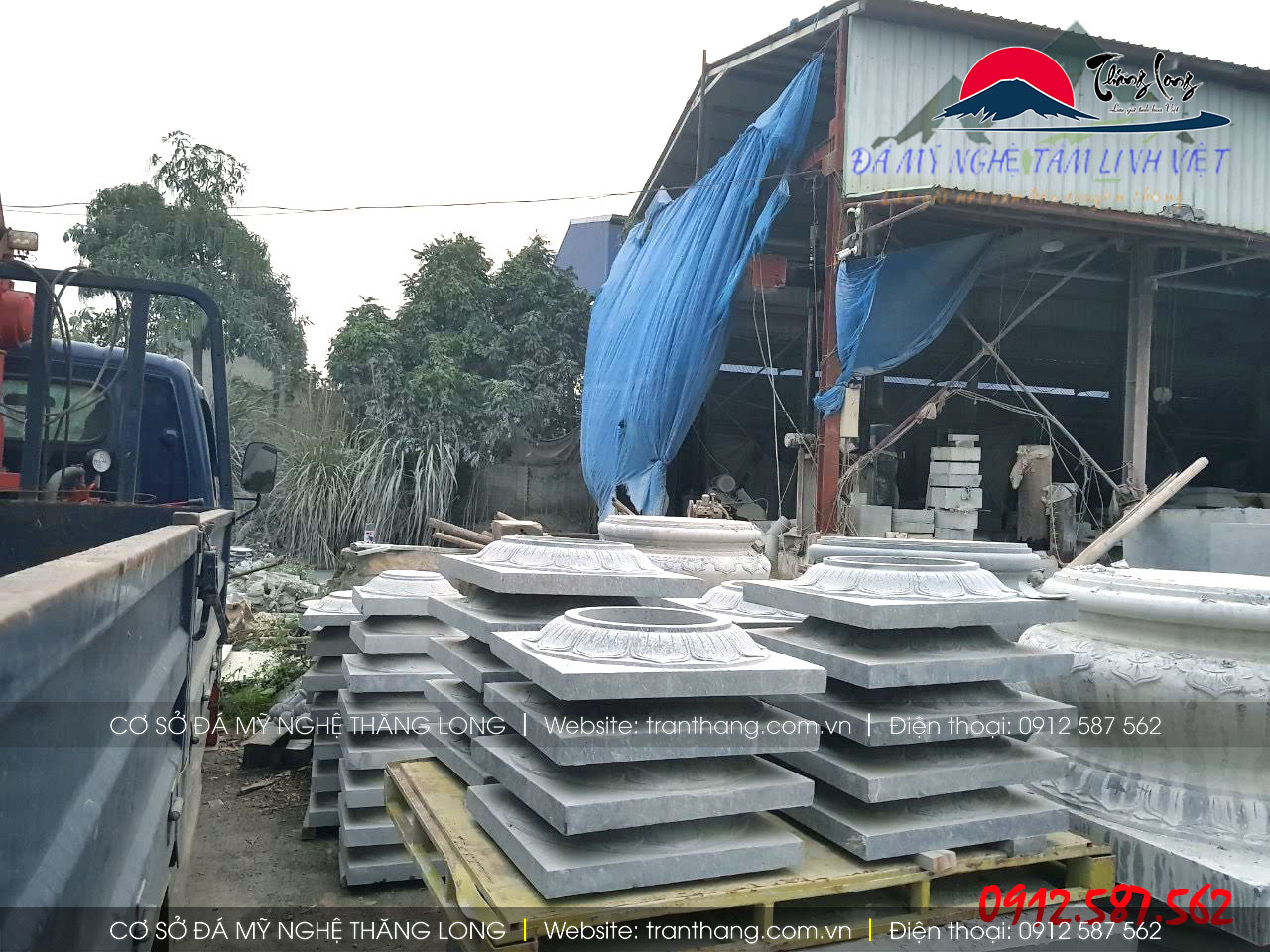 Đá Tảng Kê Cột | Đá Mỹ Nghệ Thăng Long | Mẫu – 0134 Đá Tảng Kê Cột | Đá Mỹ Nghệ Thăng Long