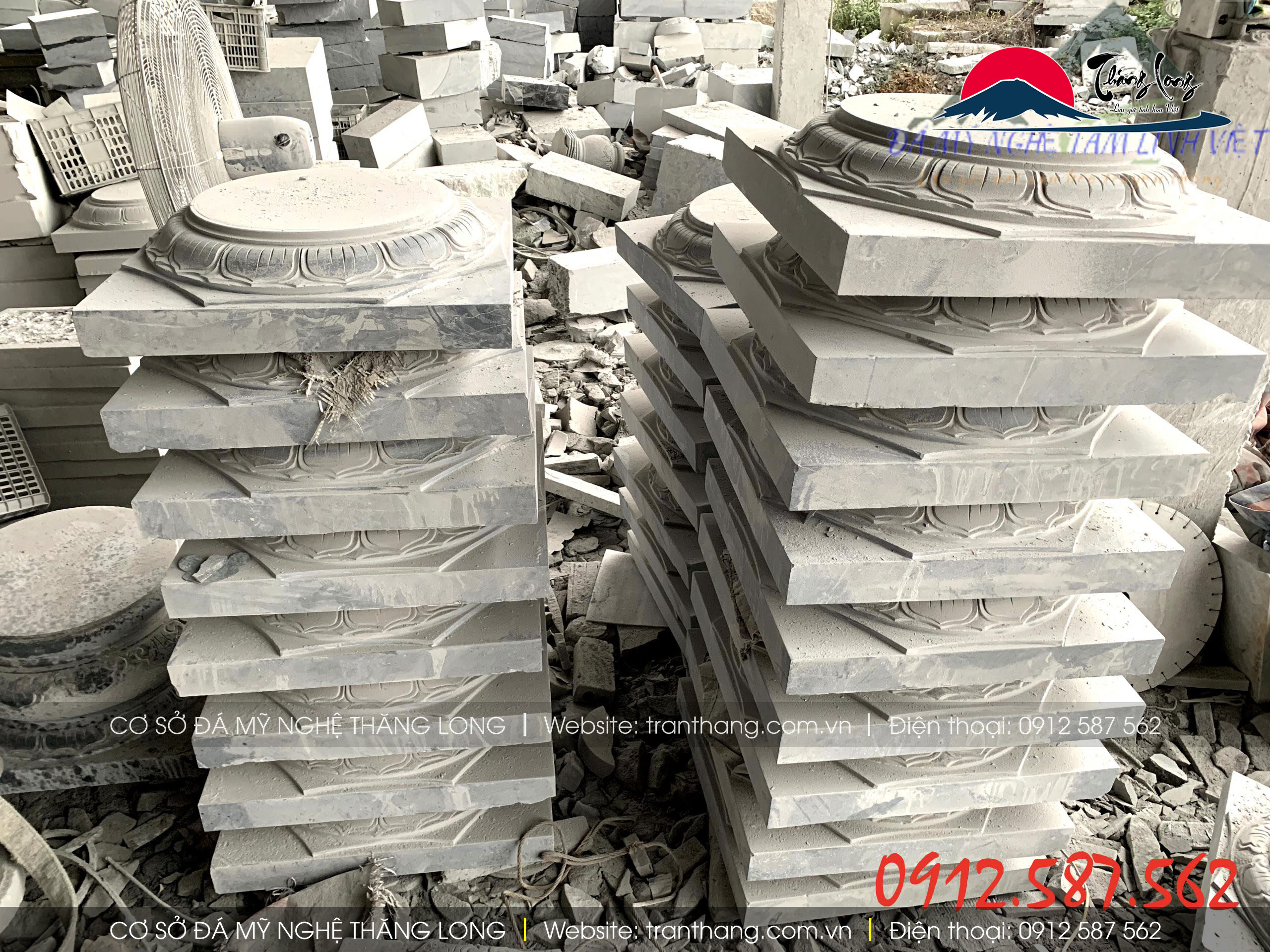Đá Tảng Kê Cột | Đá Mỹ Nghệ Thăng Long | Mẫu – 0172 Đá Tảng Kê Cột | Đá Mỹ Nghệ Thăng Long