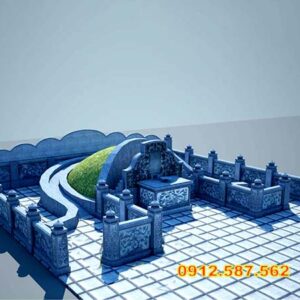 Sản phẩm: Khu lăng mộ đá | Đá Thăng Long | Mẫu 025