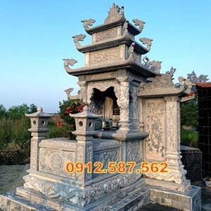 Lăng thờ đá – Long đình đá – Am đá | Đá Thăng Long | Mẫu 050