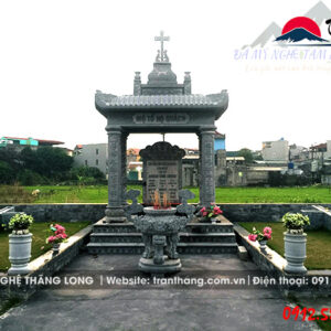 Lăng Thờ Chung | Long Đình Đá | Đá Mỹ Nghệ Tâm Linh Việt – Mẫu 09