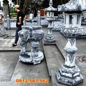 Lư hương đá đẹp - Mẫu đỉnh đá thiên nhiên - Đá Thăng Long 003