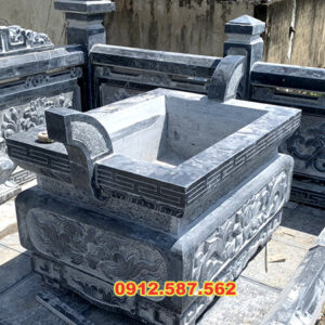 Lư hương đá đẹp - Mẫu đỉnh đá thiên nhiên - Đá Thăng Long 006