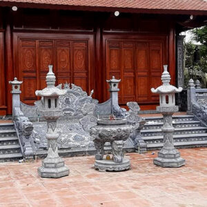 Lư hương đá đẹp - Mẫu đỉnh đá thiên nhiên - Đá Thăng Long 012