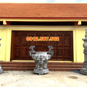 Lư hương đá đẹp - Mẫu đỉnh đá thiên nhiên - Đá Thăng Long 018