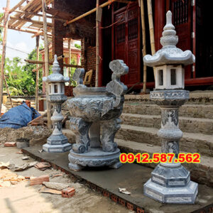 Lư hương đá đẹp - Mẫu đỉnh đá thiên nhiên - Đá Thăng Long 024