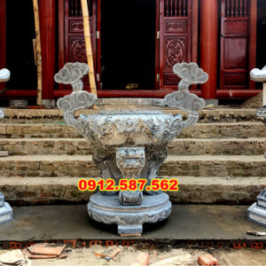 Lư hương đá đẹp - Mẫu đỉnh đá thiên nhiên - Đá Thăng Long 025
