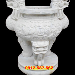 Lư hương đá đẹp - Mẫu đỉnh đá thiên nhiên - Đá Thăng Long 028