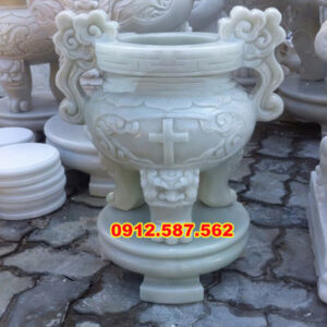 Lư hương đá đẹp - Mẫu đỉnh đá thiên nhiên - Đá Thăng Long 029
