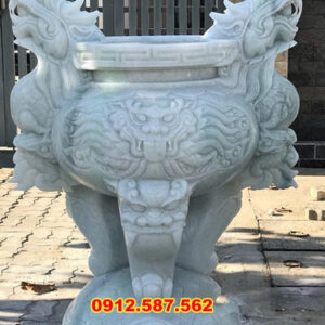 Lư hương đá đẹp - Mẫu đỉnh đá thiên nhiên - Đá Thăng Long 031