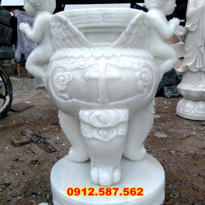 Lư hương đá đẹp - Mẫu đỉnh đá thiên nhiên - Đá Thăng Long 033