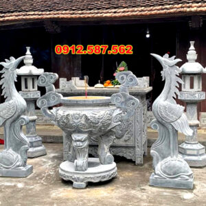 Lư hương đá đẹp - Mẫu đỉnh đá thiên nhiên - Đá Thăng Long 034