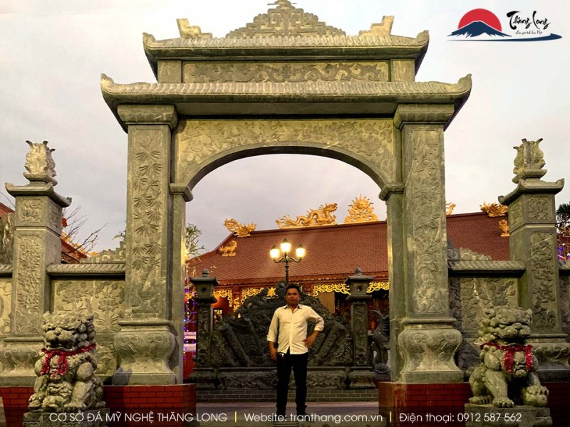 cổng đá đẹp Thăng Long