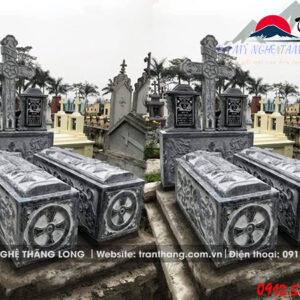 Mộ Đá Công giáo Đẹp | Đá Mỹ Nghệ Tâm Linh Việt