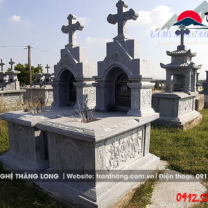 Mộ Đá Công giáo Đẹp | Đá Mỹ Nghệ Tâm Linh Việt