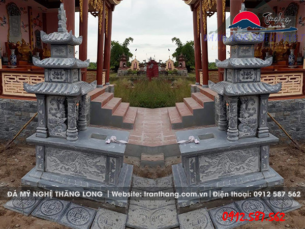 Mộ Đá ba mái | Đá Mỹ Nghệ Thăng Long | Mẫu – 028 Mộ Đá ba mái | Đá Mỹ Nghệ Thăng Long
