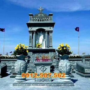 Mộ đá Công giáo – Mẫu mộ đẹp cho người theo đạo Thiên Chúa - Mẫu 12