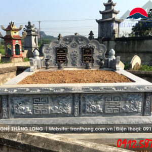 Mộ Đá Đôi | Đá Mỹ Nghệ Tâm Linh Việt