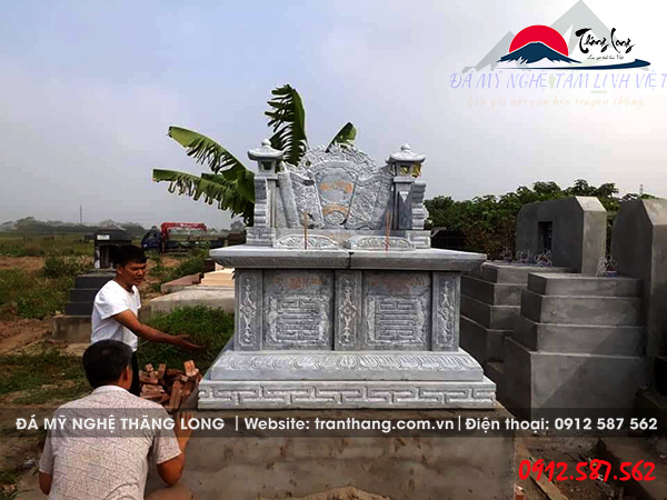 Mộ Đá tam sơn | Đá Mỹ Nghệ Thăng Long | Mẫu – 018 Mộ Đá tam sơn | Đá Mỹ Nghệ Thăng Long