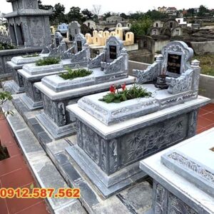 Mộ đá đơn giản – Mẫu mộ đá đẹp, bền chắc, giá hợp lý - Mẫu 07