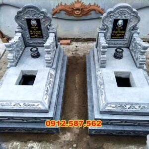 Mộ đá đơn giản – Mẫu mộ đá đẹp, bền chắc, giá hợp lý - Mẫu 12