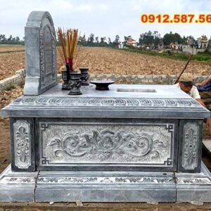 Mộ đá đơn giản – Mẫu mộ đá đẹp, bền chắc, giá hợp lý - Mẫu 18