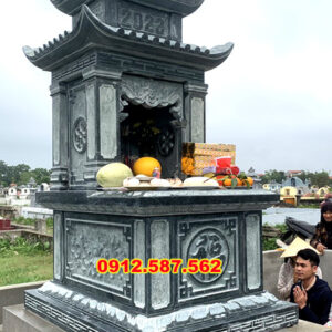 Mộ đá hai mái | Đá Thăng Long | Mẫu 002