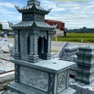 Mộ đá hai mái | Đá Thăng Long | Mẫu 018