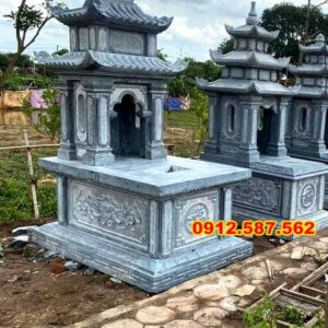 Mộ đá hai mái | Đá Thăng Long | Mẫu 019