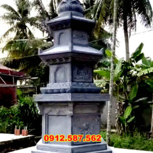 Mẫu mộ đá lục giác đẹp | Đá Thăng Long | Mẫu 009