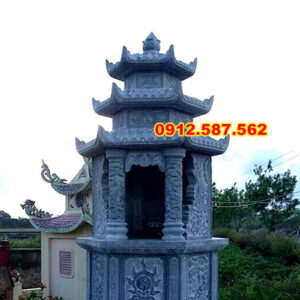 Mẫu mộ đá lục giác đẹp | Đá Thăng Long | Mẫu 010