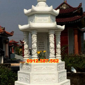 Mẫu mộ đá lục giác đẹp | Đá Thăng Long | Mẫu 011