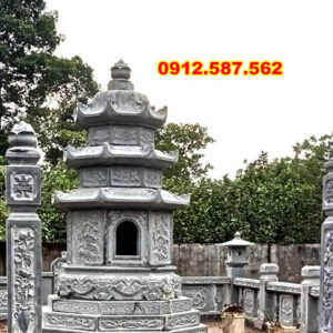Mẫu mộ đá lục giác đẹp | Đá Thăng Long | Mẫu 012
