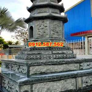 Mẫu mộ đá lục giác đẹp | Đá Thăng Long | Mẫu 014