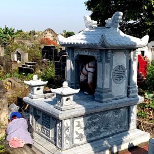 Mộ đá một mái | Đá Thăng Long | Mẫu 001
