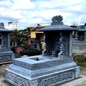 Mộ đá một mái | Đá Thăng Long | Mẫu 002