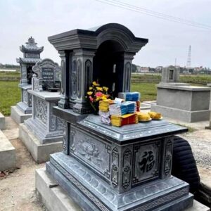 Mộ đá một mái | Đá Thăng Long | Mẫu 004