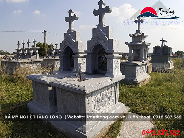 Mộ Đá Một Mái | Đá Mỹ Nghệ Thăng Long | Mẫu – 040 Mộ Đá Một Mái | Đá Mỹ Nghệ Thăng Long