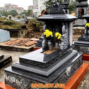 Mộ đá một mái | Đá Thăng Long | Mẫu 007