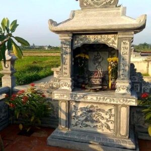 Mộ đá một mái | Đá Thăng Long | Mẫu 013