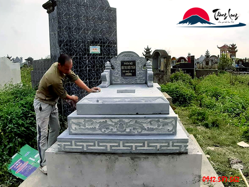 Mộ Đá tam cấp | Đá Mỹ Nghệ Thăng Long | Mẫu – 016 mộ đá tam cấp | Đá Mỹ Nghệ Thăng Long