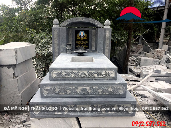 Mộ Đá tam cấp | Đá Mỹ Nghệ Thăng Long | Mẫu – 019 mộ đá tam cấp | Đá Mỹ Nghệ Thăng Long