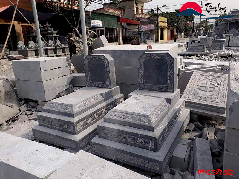 Mộ Đá tam cấp | Đá Mỹ Nghệ Thăng Long | Mẫu – 037 mộ đá tam cấp | Đá Mỹ Nghệ Thăng Long