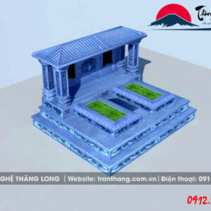mộ đá tam cấp | Đá mỹ nghệ Thăng Long
