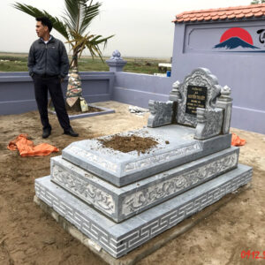 mộ đá tam cấp | Đá mỹ nghệ Thăng Long